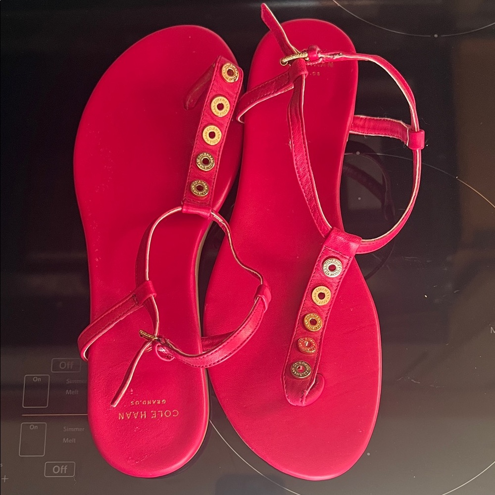 Cole Haan Women's Vibrant Fuschia Pink Sandals 8.5B